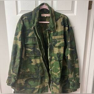 FREE PEOPLE CAMO JACKET